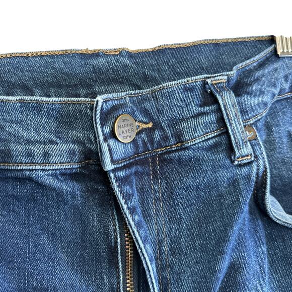 Marine Layer Original Slim Denim Jeans Medium Wash Blue 36 Inch Waist - Picture 9 of 15